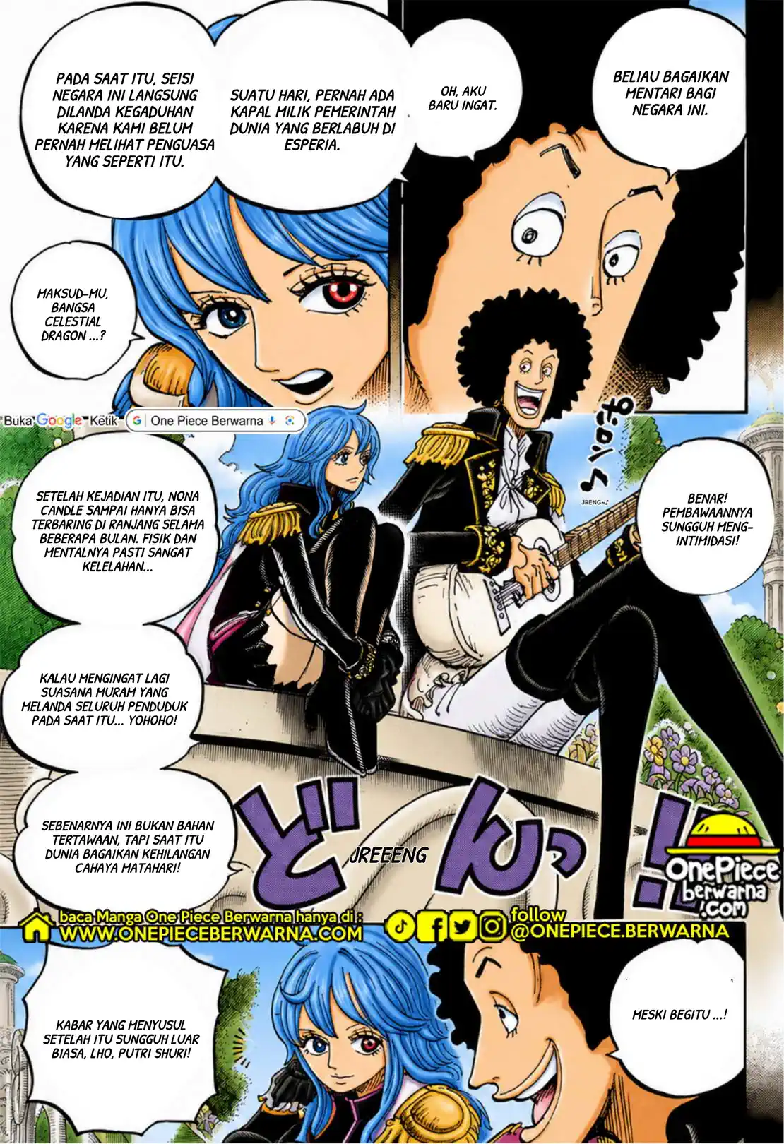 One Piece berwarna 1185 1186 1187 bahasa indonesia